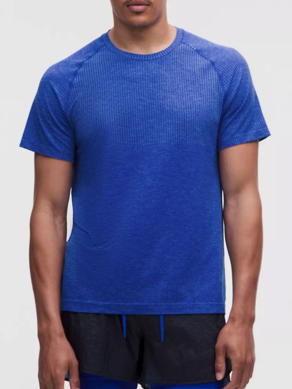 Lululemon Blue Metal Vent Tech Tee